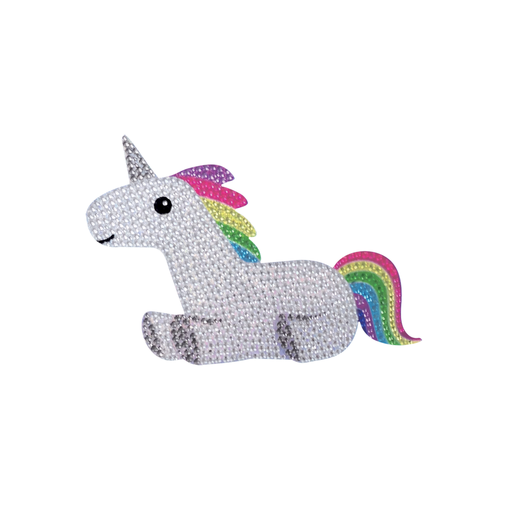 Rainbow Unicorn Rhinestone Decals Small