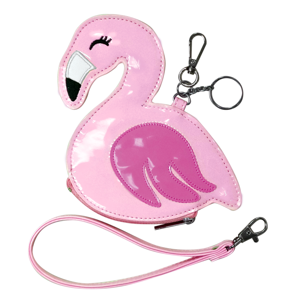 Flamingo Purse Key Chain