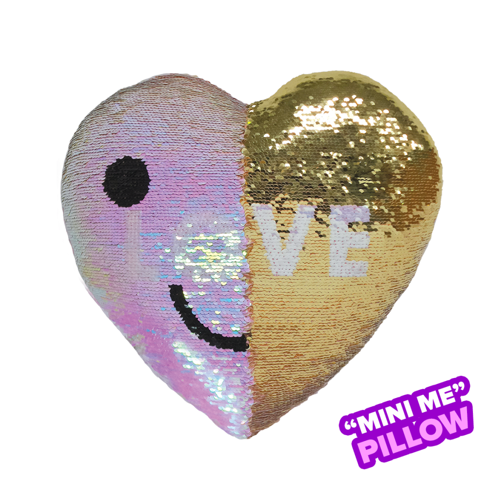 Mini Love Reversible Sequin Plush