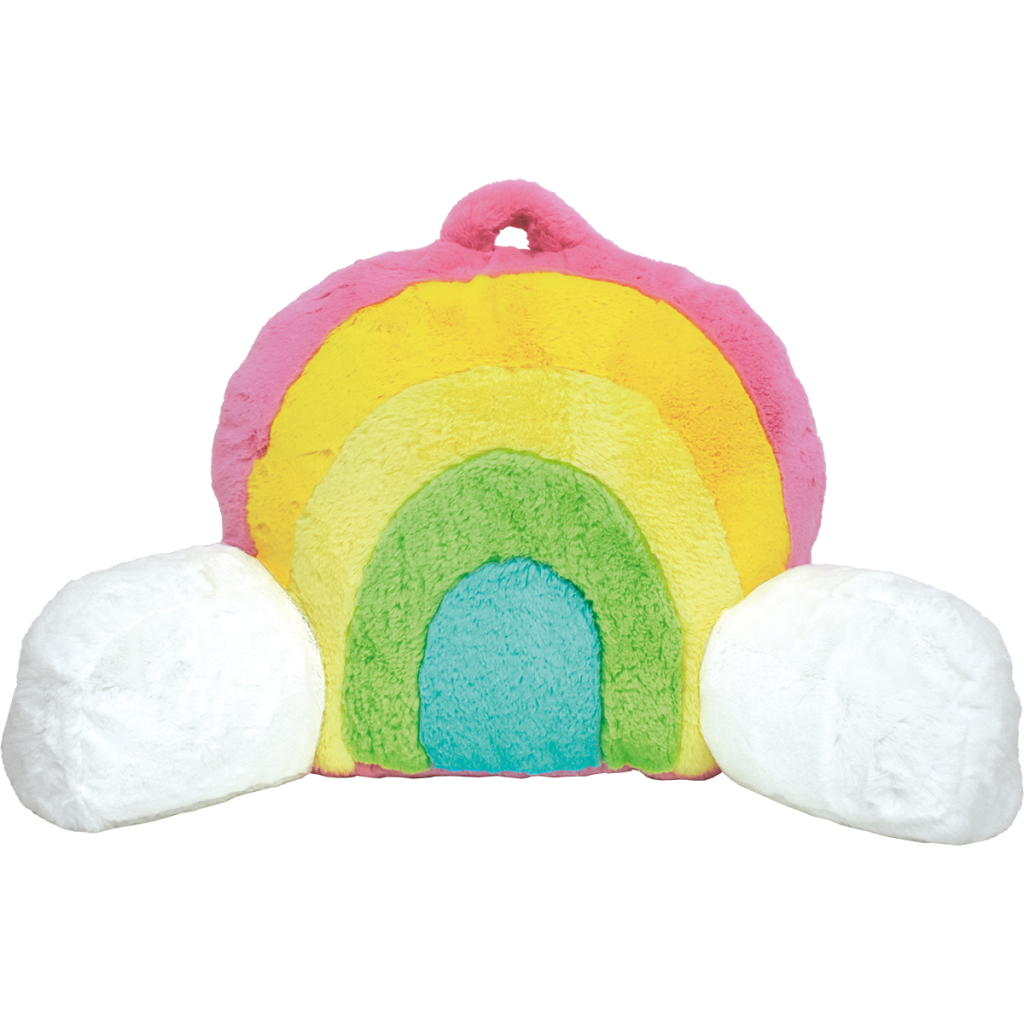 [782-155] Rainbow Furry Lounge Pillow