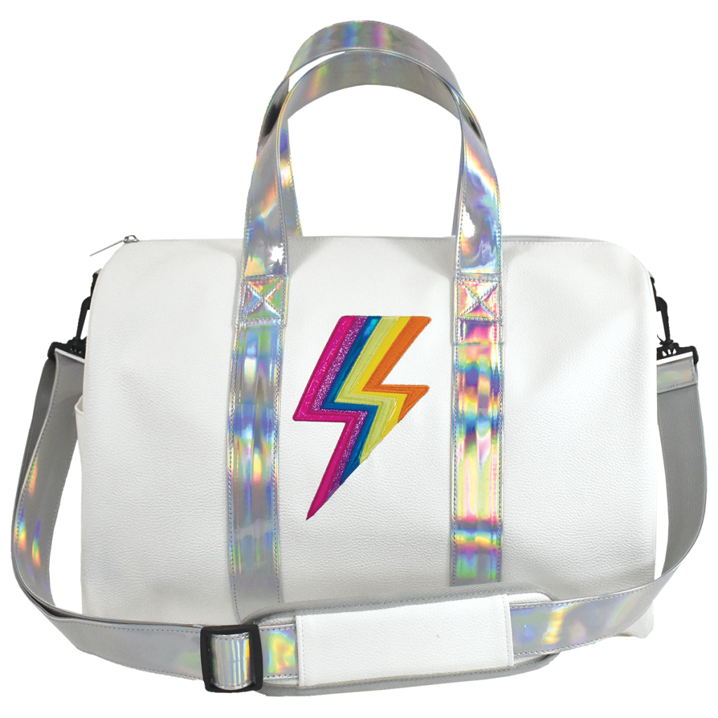 Rainbow Lightning Duffel Bag