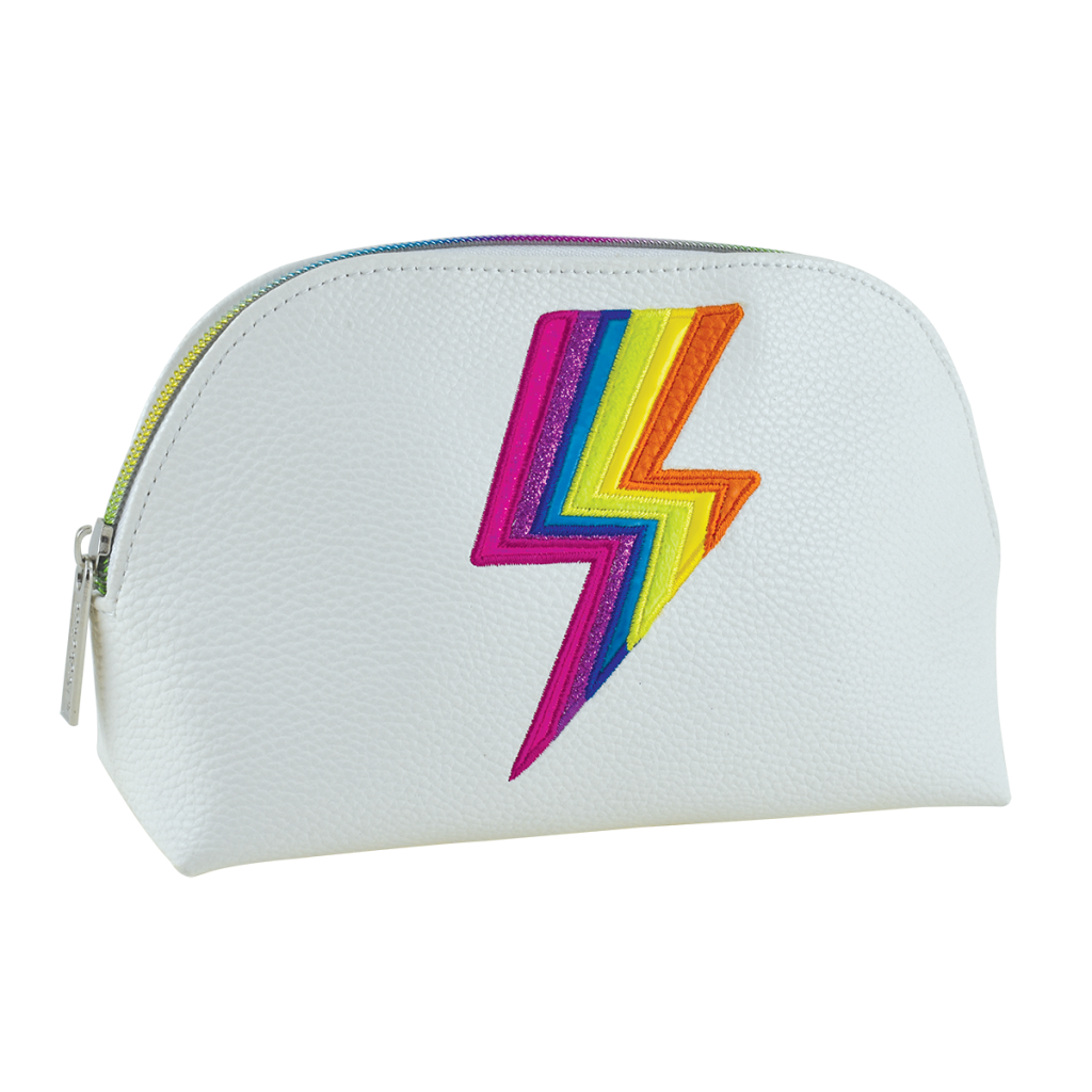 Rainbow Lightning Small Cosmetic Bag