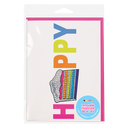 Slice of Cake Rhinestone Decal Greeting Card