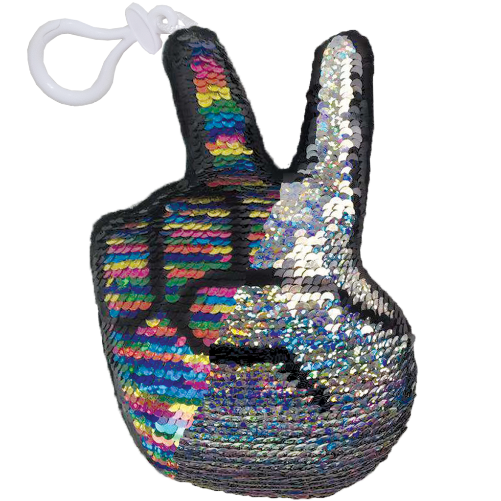 [860-527] Peace Reversible Sequin Squishem