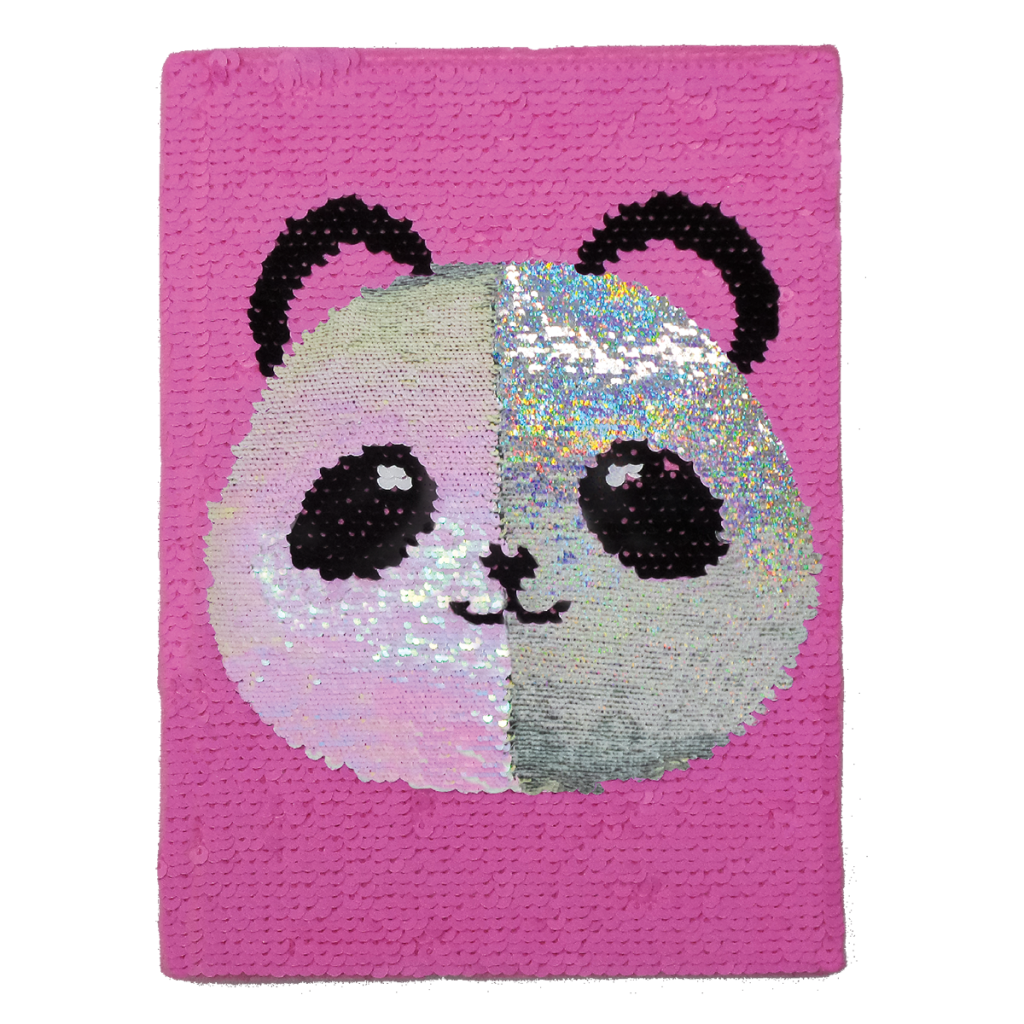 Panda Reversible Sequin Journal