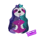 Mini Sloth Reversible Sequin Pillow