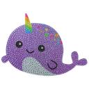 Narwhal Rhinestone Decals Large