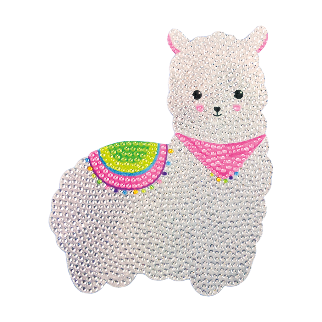 Llama Rhinestone Decals Large