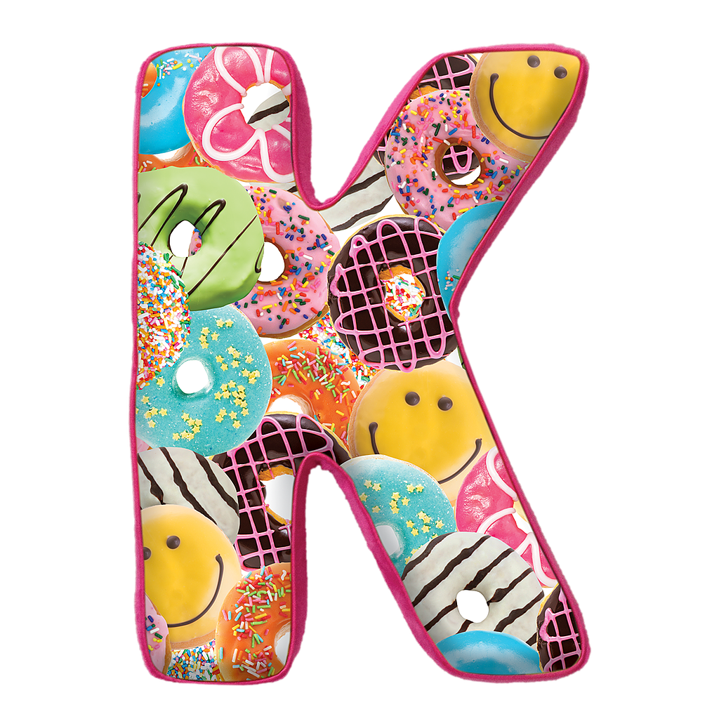 K Initial Microbead Plush