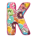 K Initial Microbead Plush