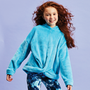 Blue Plush Hoodie
