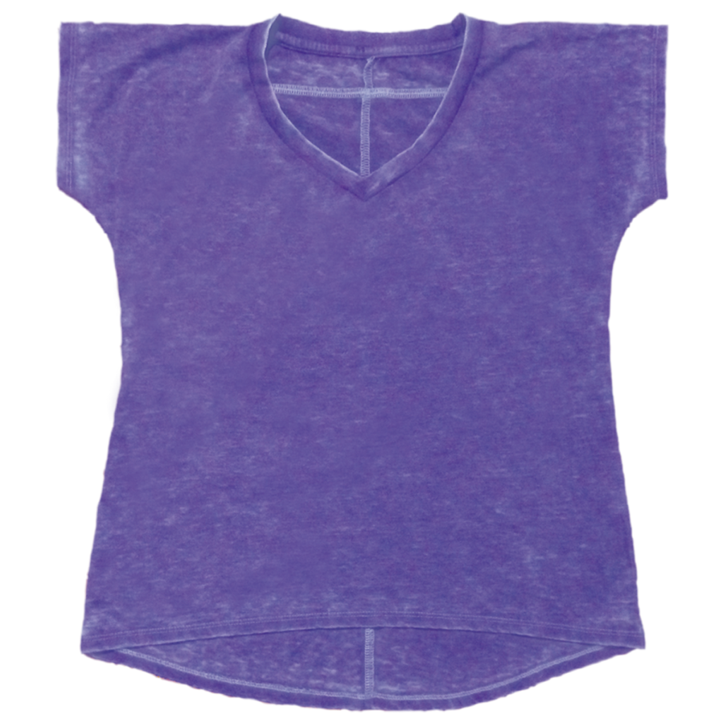 Burnout Purple High-Low T-Shirt