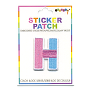 H Initial Color Block Sticker Patch