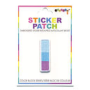 I Initial Color Block Sticker Patch