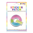 Q Initial Color Block Sticker Patch