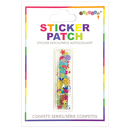 I Initial Confetti Sticker Patch