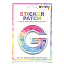 G Initial Tie Dye Sticker Patch