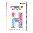H Initial Tie Dye Sticker Patch