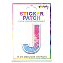 J Initial Tie Dye Sticker Patch