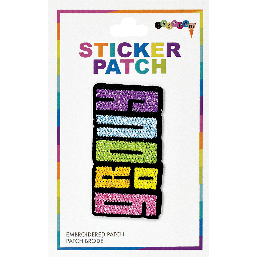 [700-311] Groovy Embroidered Sticker Patch