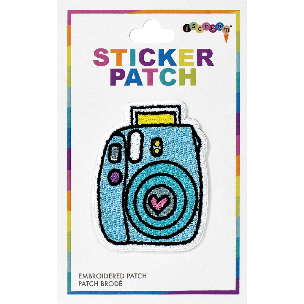 Camera Embroidered Sticker Patch