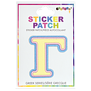 Gamma Greek Letter Sticker Patch