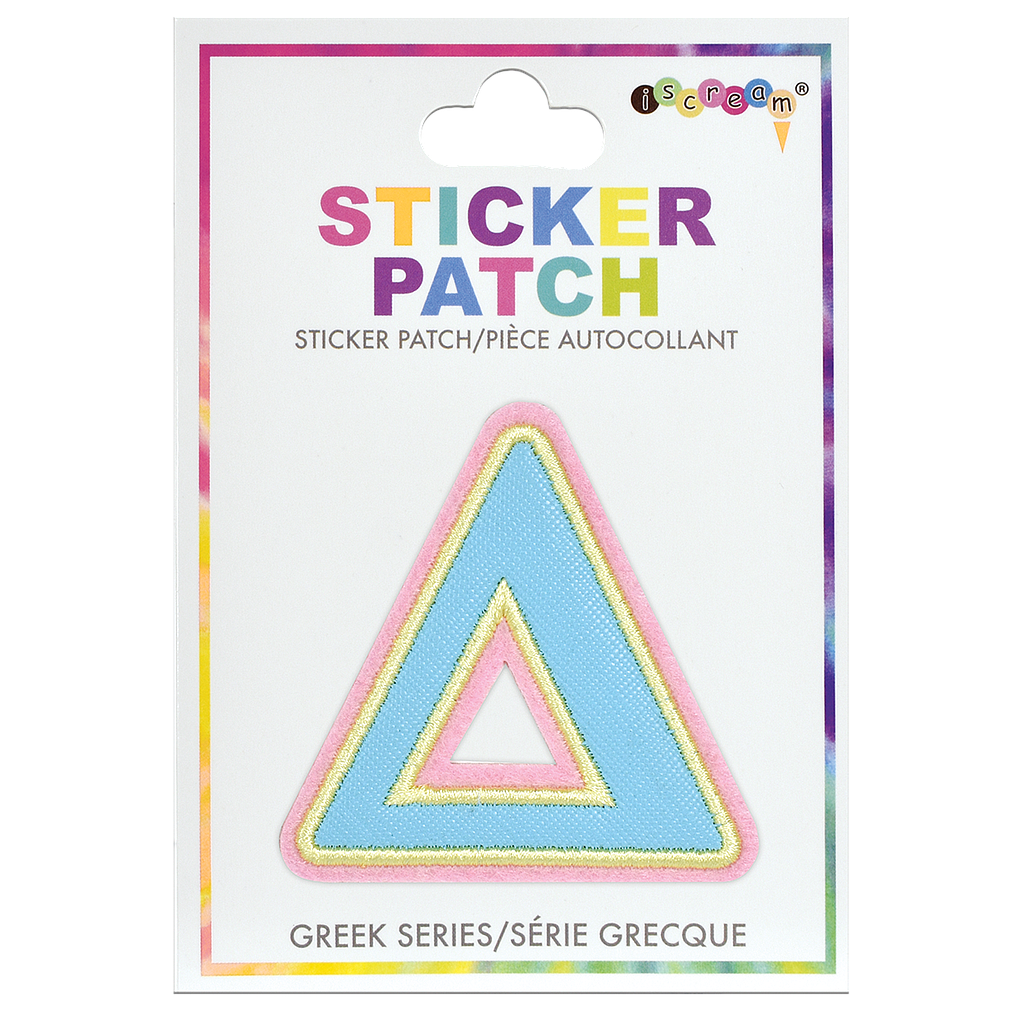 Delta Greek Letter Sticker Patch