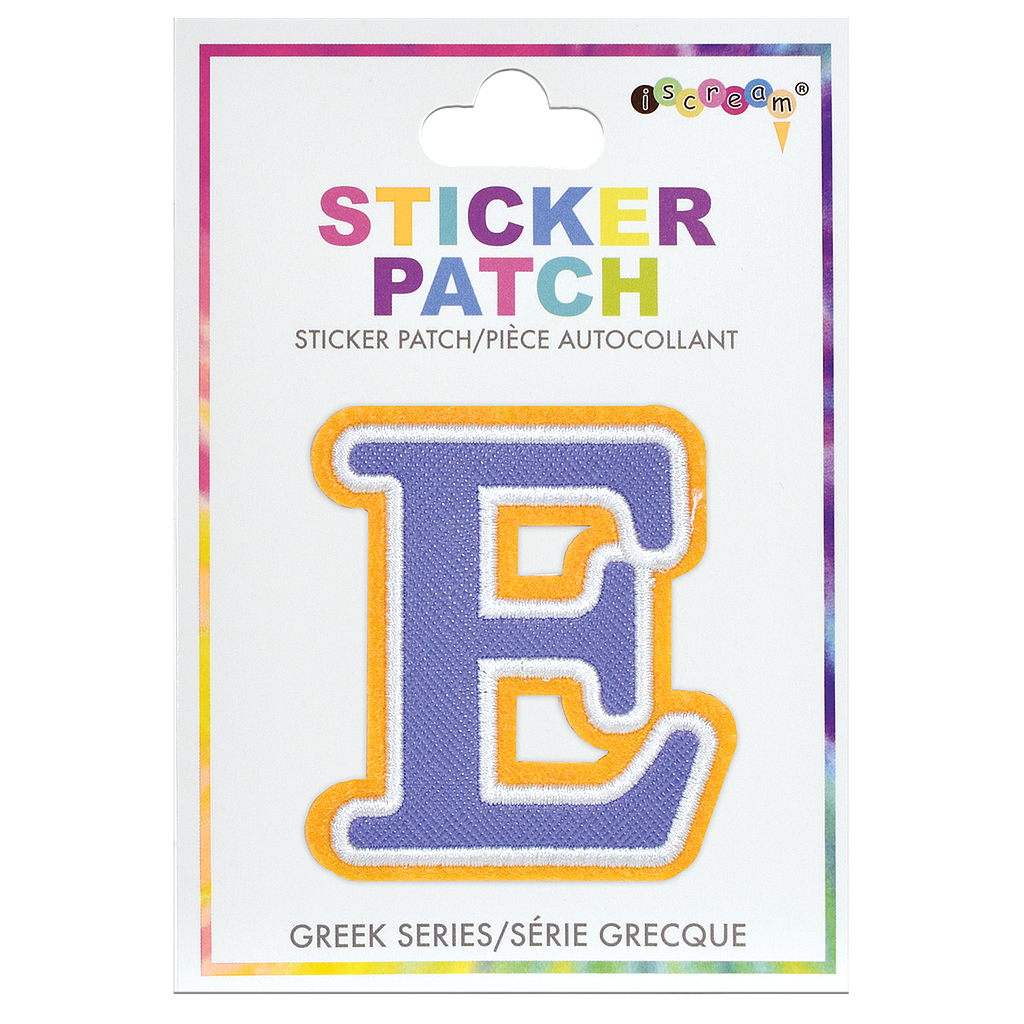 Epsilon Greek Letter Sticker Patch