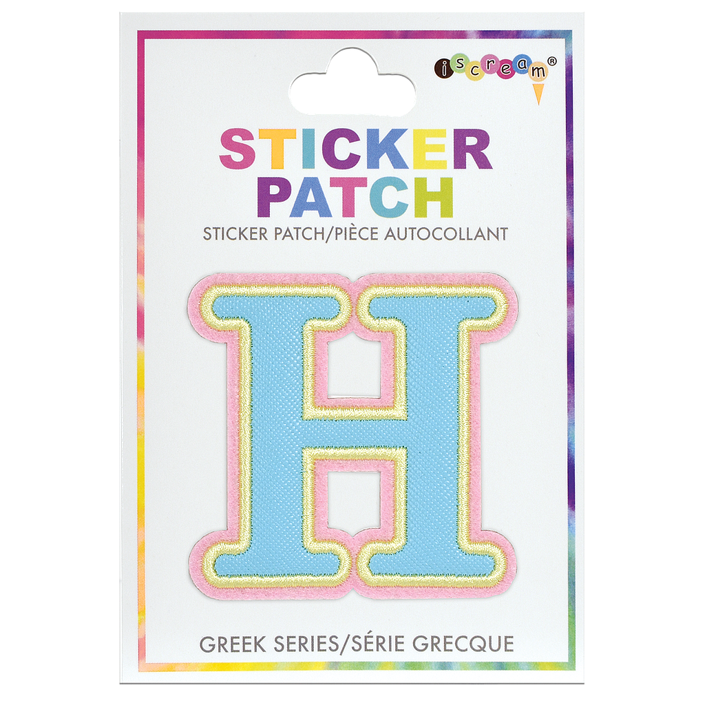 Eta Greek Letter Sticker Patch