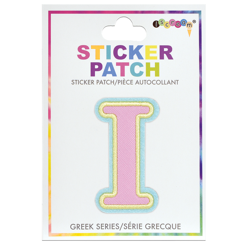 Iota Greek Letter Sticker Patch