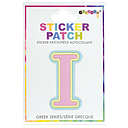 Iota Greek Letter Sticker Patch