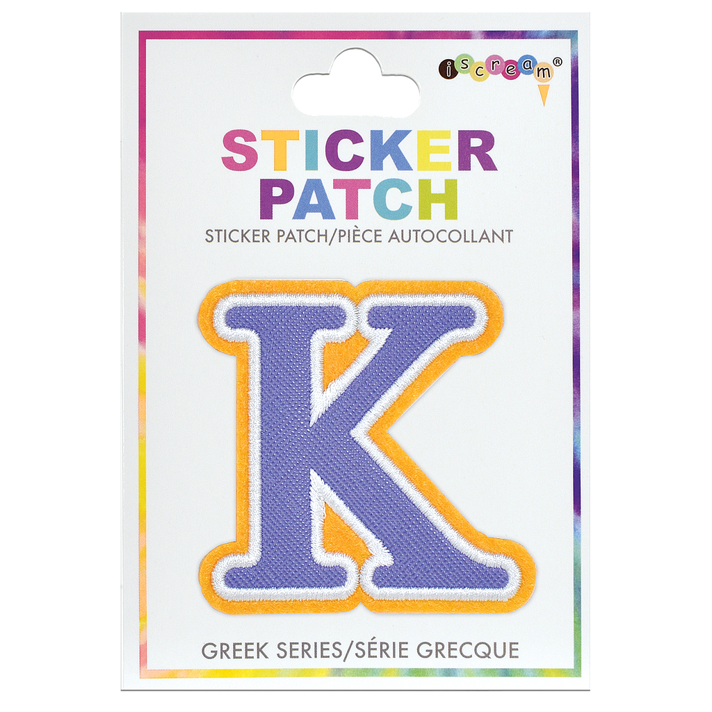 Kappa Greek Letter Sticker Patch