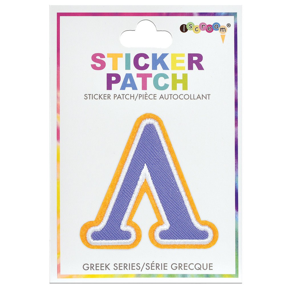 Lambda Greek Letter Sticker Patch