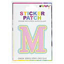 Mu Greek Letter Sticker Patch