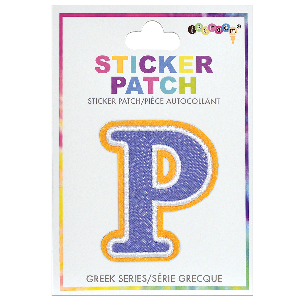 Rho Greek Letter Sticker Patch