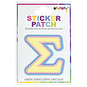 Sigma Greek Letter Sticker Patch