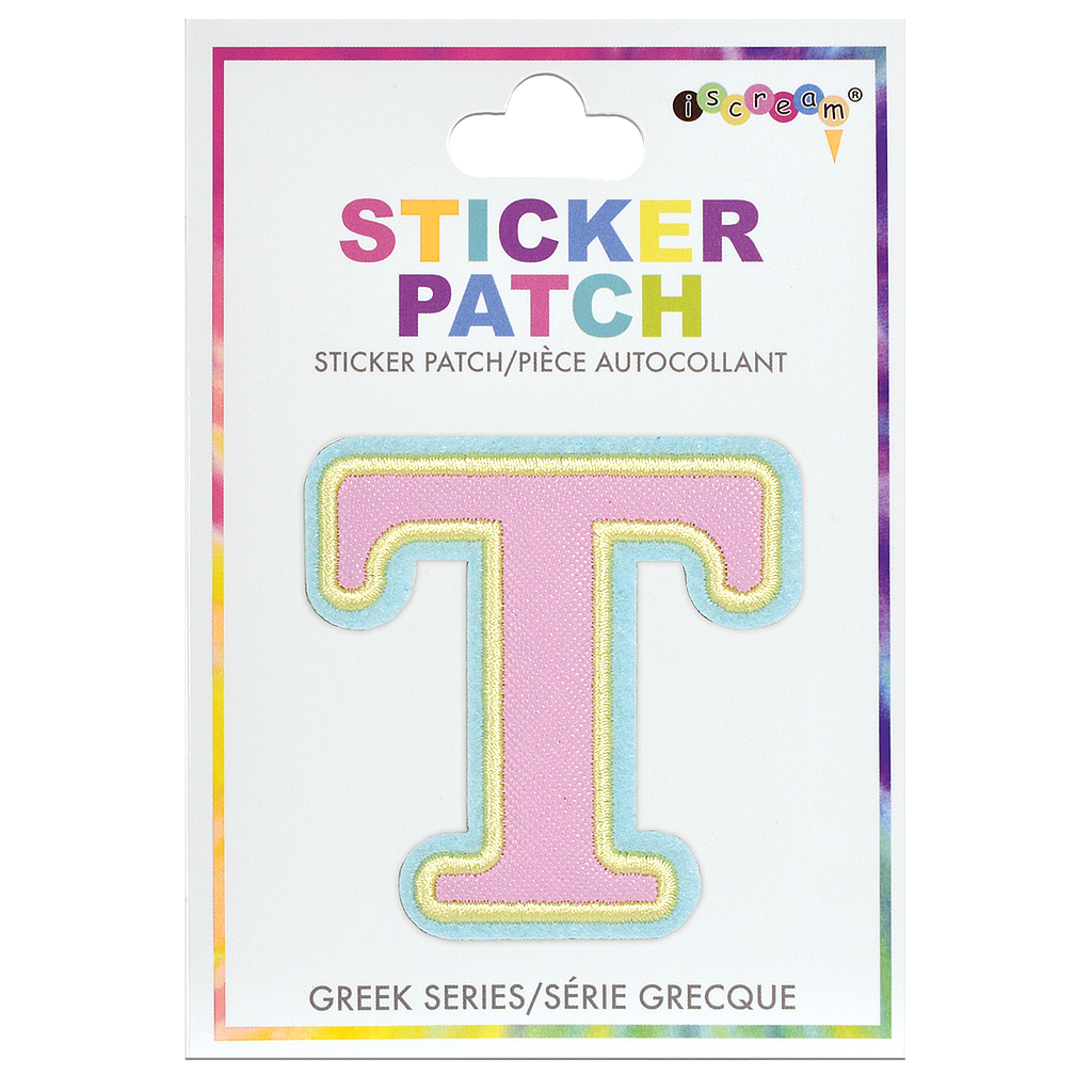Tau Greek Letter Sticker Patch