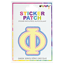 Phi Greek Letter Sticker Patch