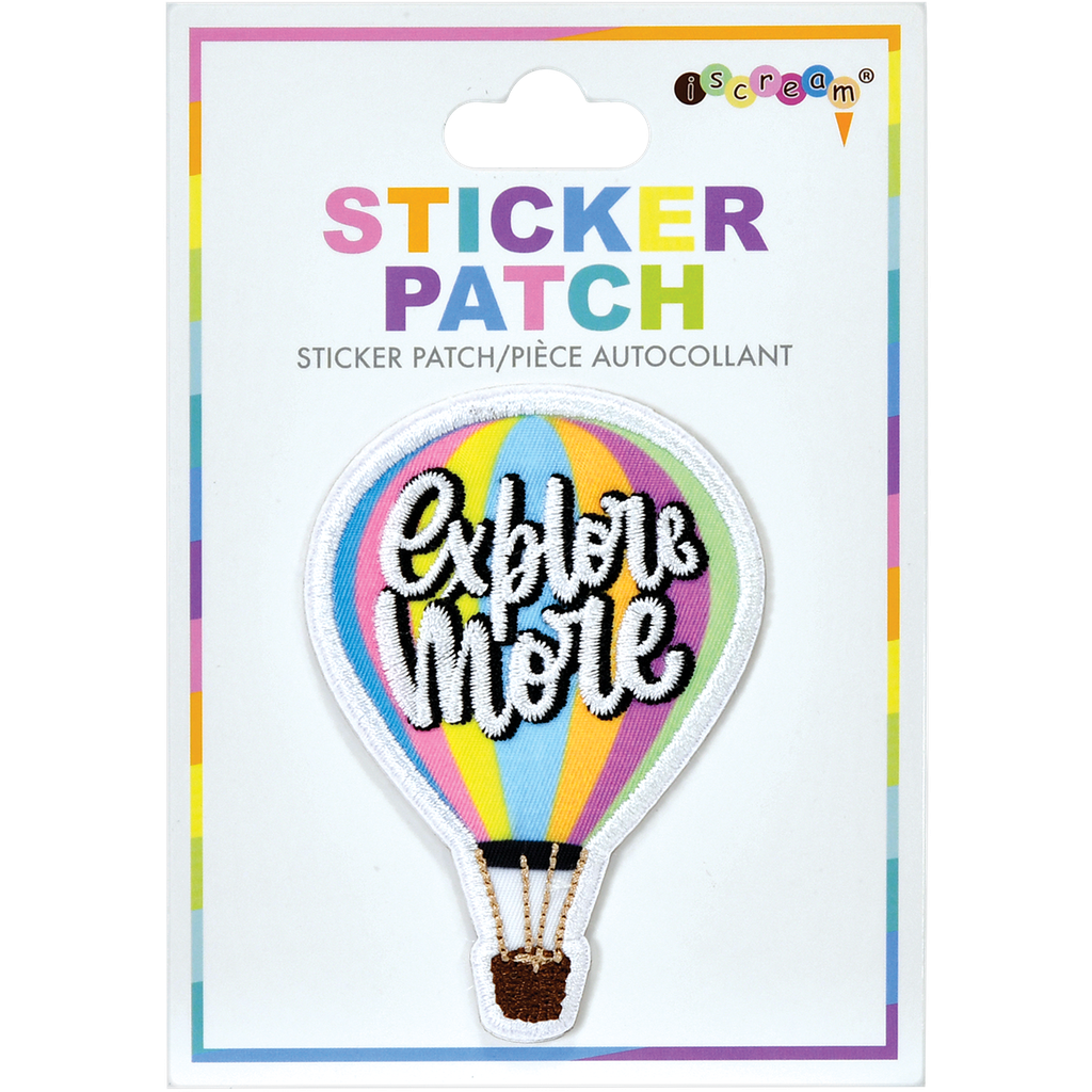 [700-367] Hot Air Balloon Embroidered Sticker Patch