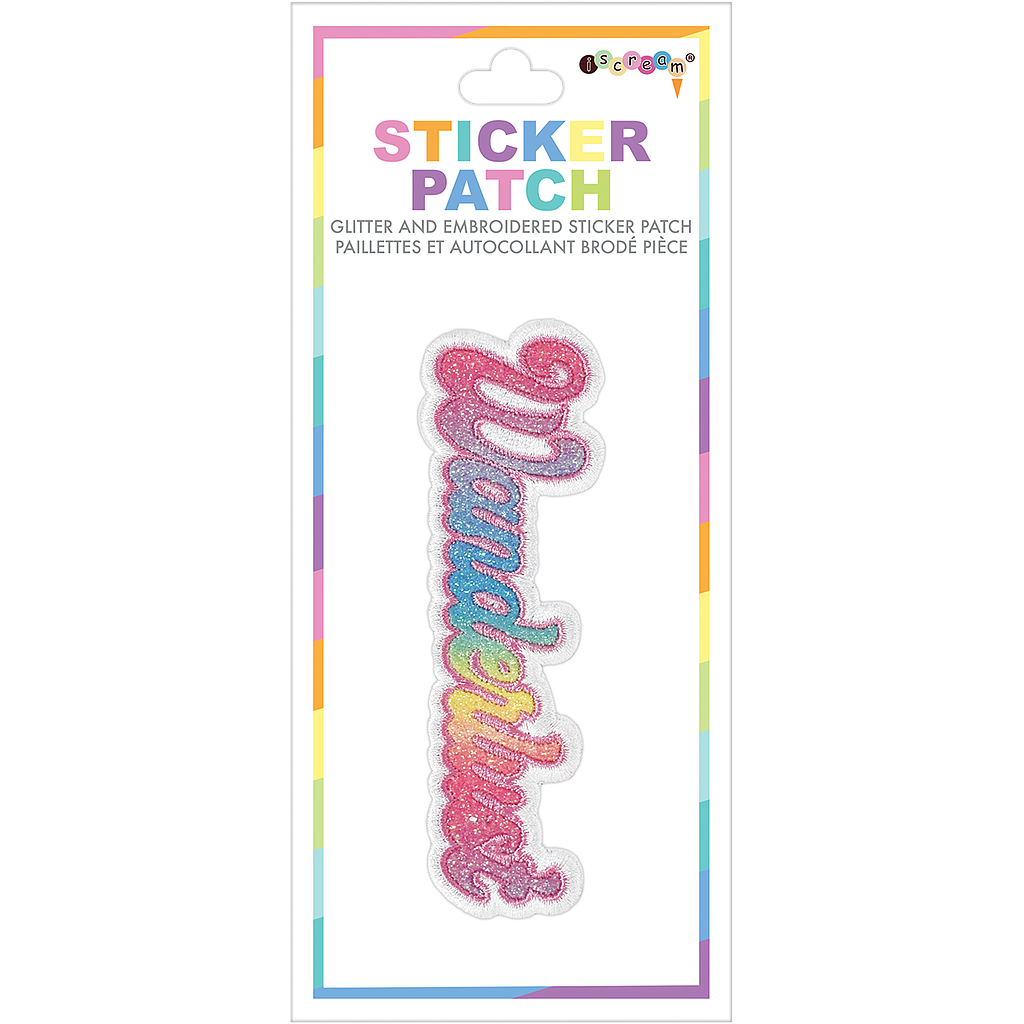 Wanderlust Embroidered Sticker Patch