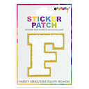 F Initial Varsity Sticker Patch