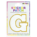 G Initial Varsity Sticker Patch