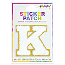 K Initial Varsity Sticker Patch