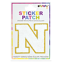 N Initial Varsity Sticker Patch