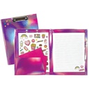 Pink Holographic Clipboard Set