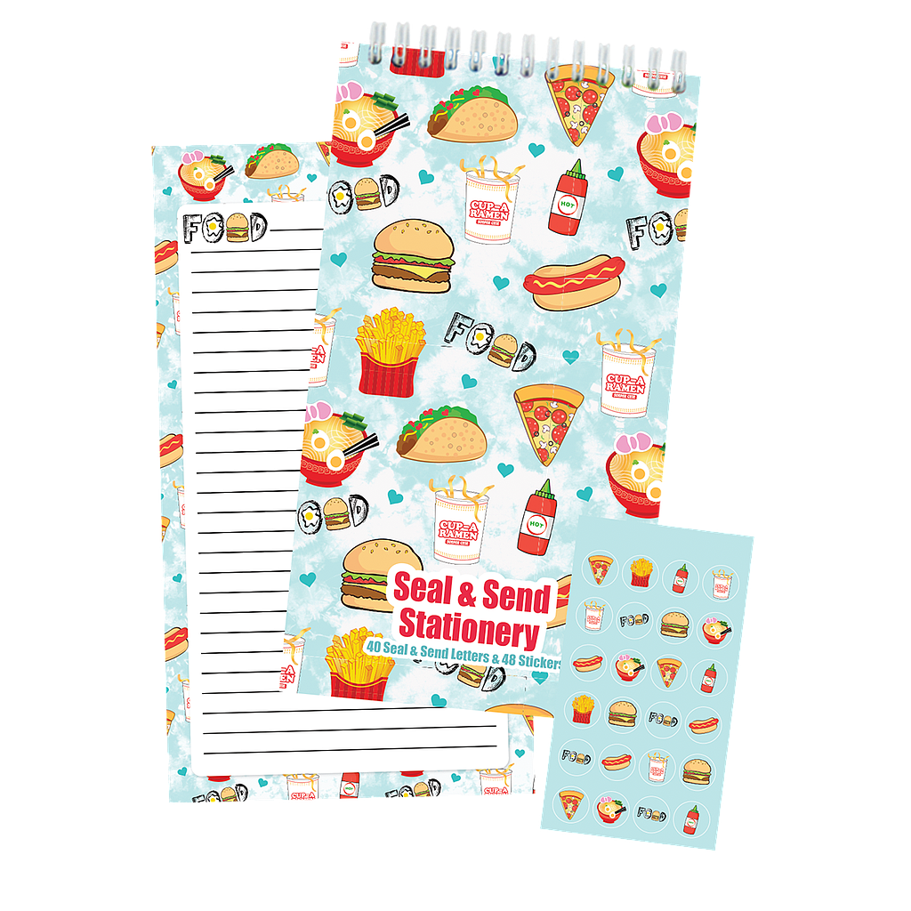 Junk Food Seal & Send Stationery