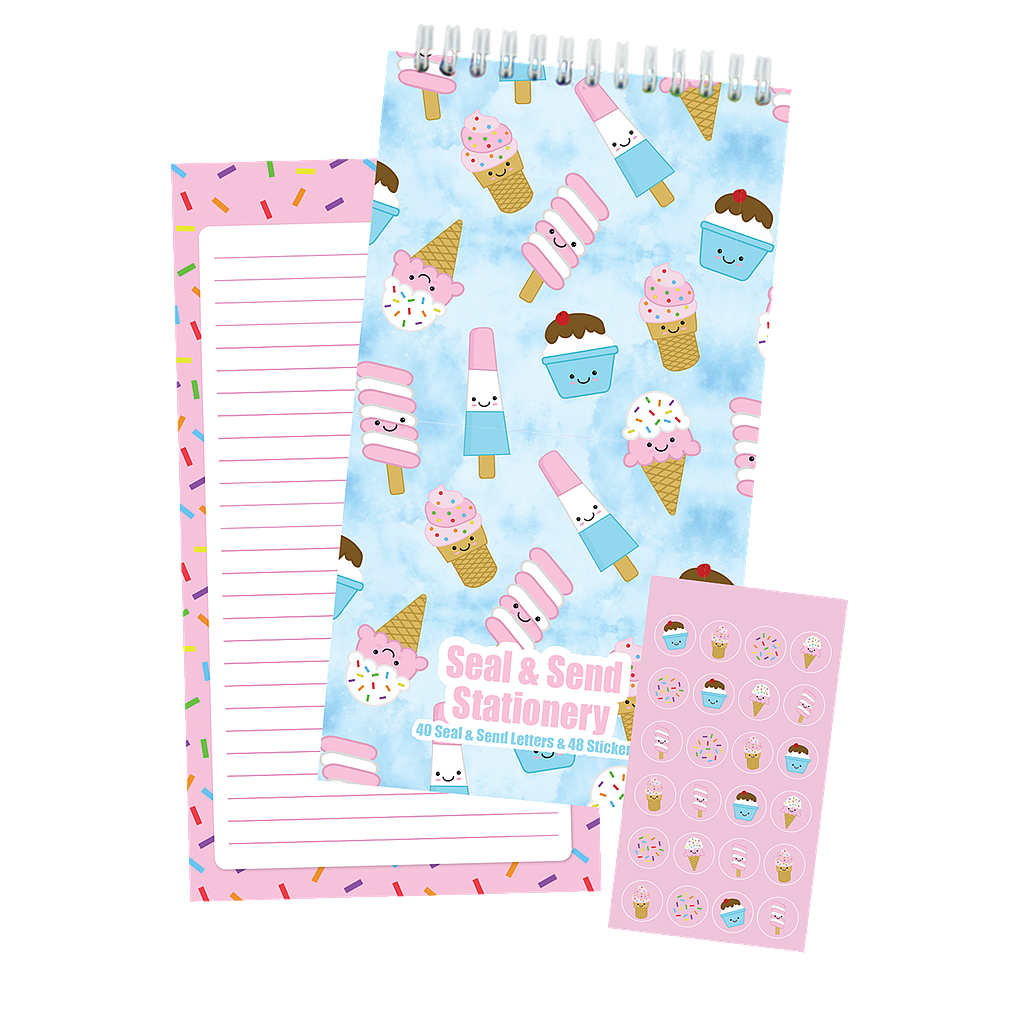 Ice Cream Treats Seal & Send Stationery