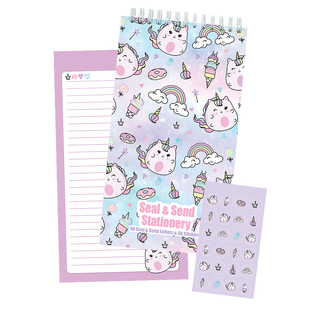Caticorns Seal & Send Stationery