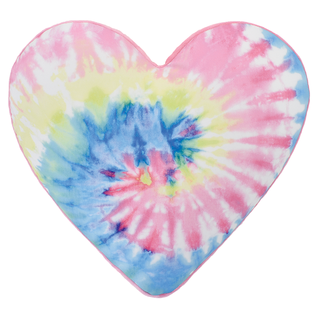 Pastel Tie Dye Heart Scented Microbead Pillow
