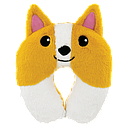 Corgi Furry Neck PIllow